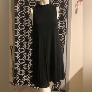 Topshop Black Sleeveless Mini Dress